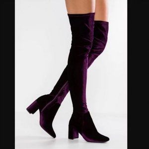 Jeffrey Campbell Cienega Purple Heeled Thigh-High